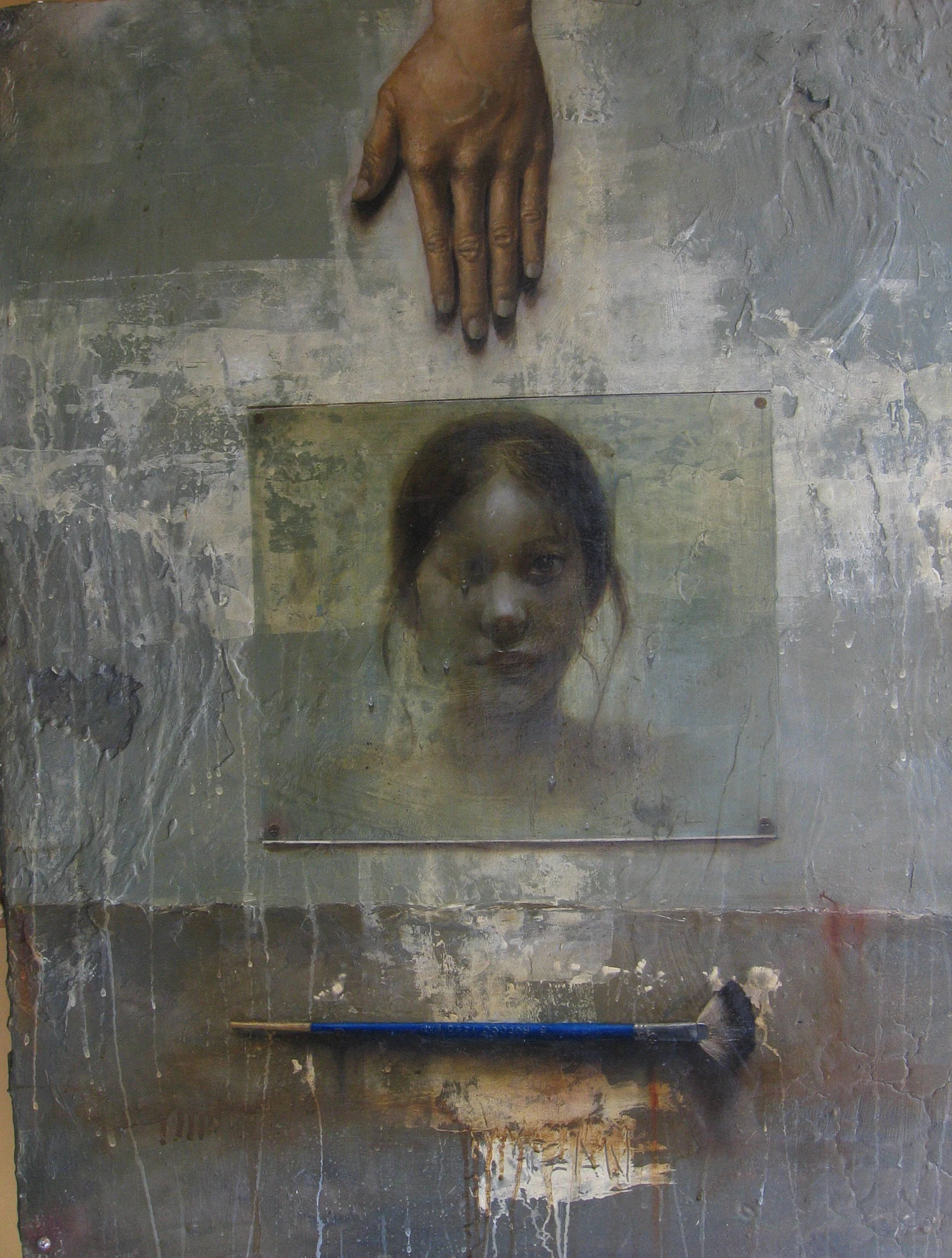 The Trial of an Artist by Lo Chan Peng, Oil on canvas