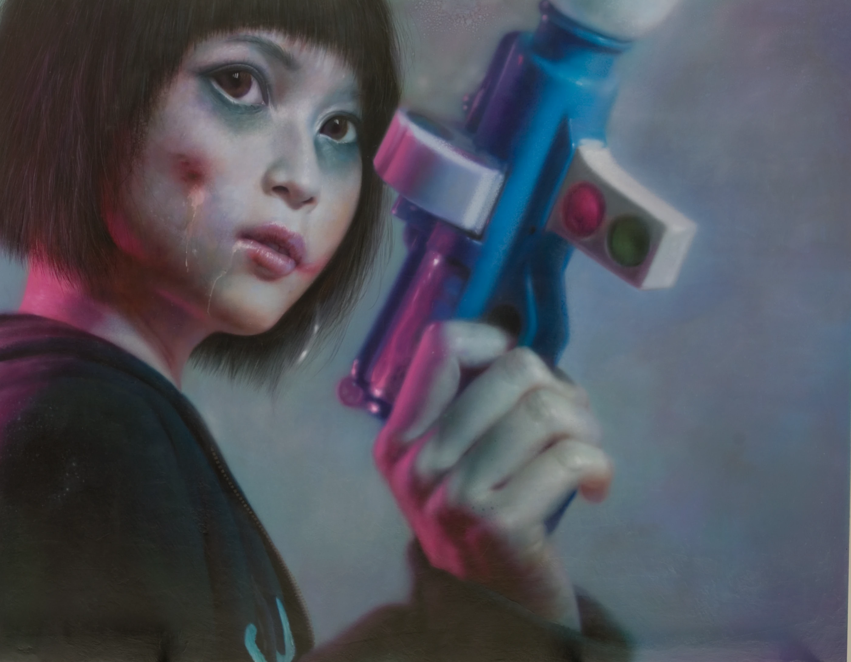 Journal of Strawberry Generation21 by Lo Chan Peng, Oil on canvas, 2009, 91 × 72.5 cm
