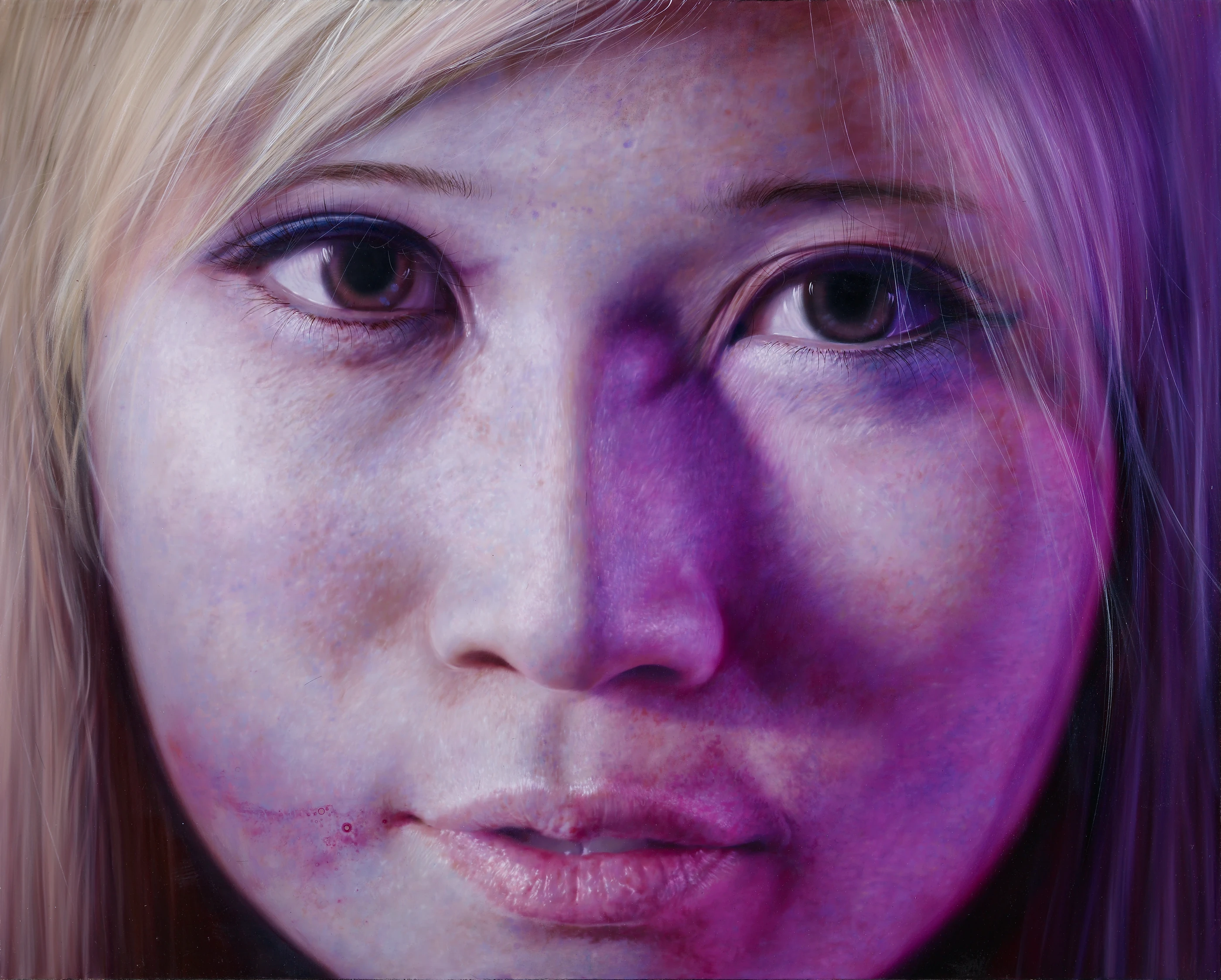 Journal of Strawberry Generation29 by Lo Chan Peng, Oil on canvas, 2009, 91 × 72.5 cm