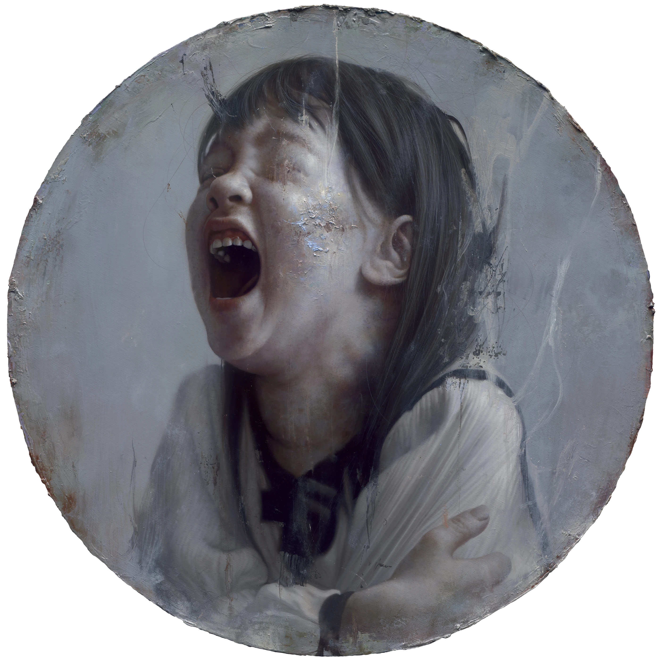 Skrik（norsk） by Lo Chan Peng, Oil on canvas, 2019
