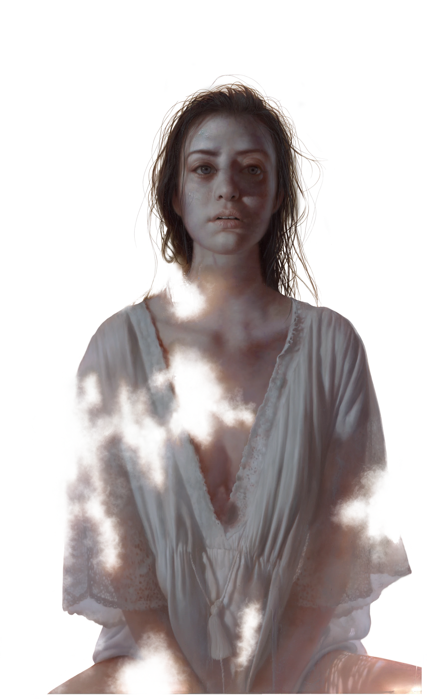 soul by Lo Chan Peng, Oil on acrylic board, 2022, 60 × 100 cm