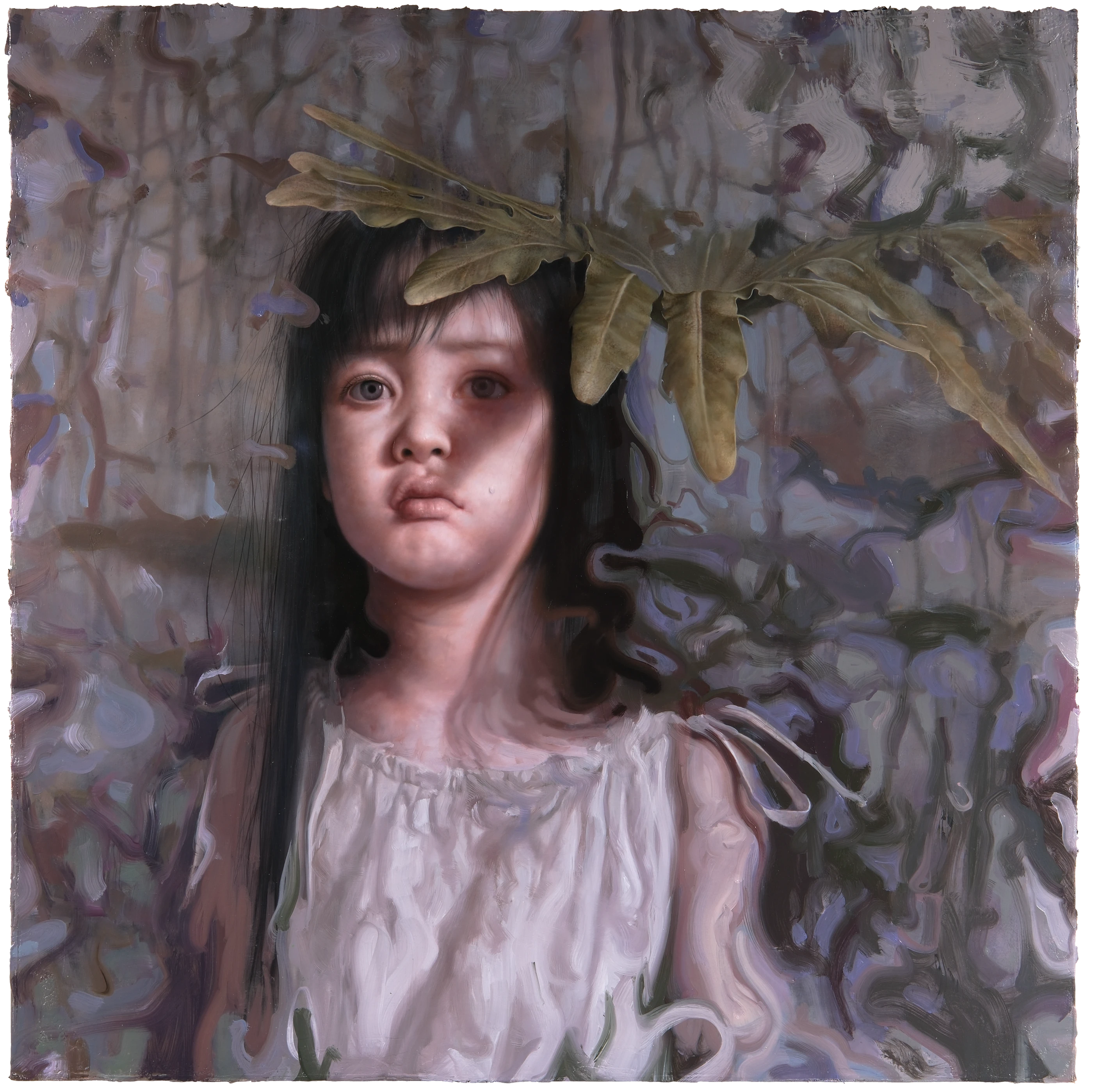 Garden of Secret2 by Lo Chan Peng, Oil on canvas, 2020, 98 × 98 cm